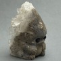 Souvenir figurine Hedgehog with druzy 76x49x47 mm+