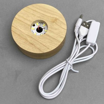 LED Display Stand with USB Cable 120 cm±, diameter 90x35 mm±