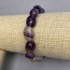 Fluorite Tumbled Bracelet, diameter 13-15×9, 5-10, 5mm+-, length 18cm+- stretch