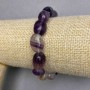 Fluorite Tumbled Bracelet, diameter 13-15×9, 5-10, 5mm+-, length 18cm+- stretch