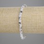 Adularia Beaded Cube Bracelet, 4x4mm Cubes, 18cm adjustable stretch