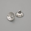 Price per 1 piece: Bead end cap cap for beads, metal colour silver, diameter 8×1mm± hole, diameter 1.8mm+