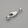 Price per 1 pc. Lobster clasp, diameter 14×6, 5mm± metal colour silver