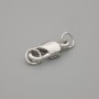 Clasp, Lobster, silver colour, 16×7 mm± diameter