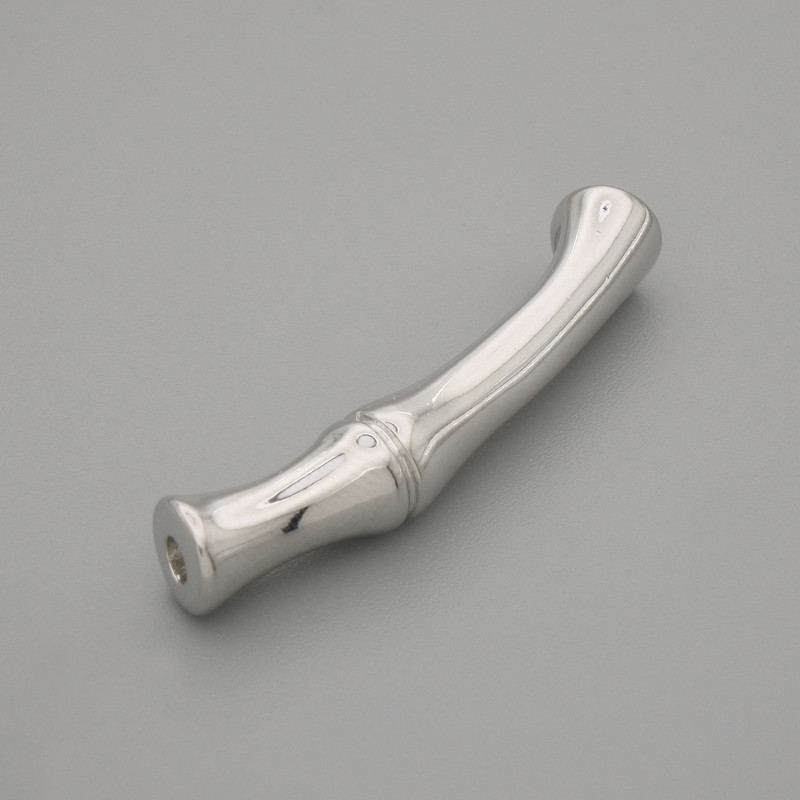 Bead insert 'Twig' colour metal - silver, diameter 28x5mm ± hole diameter 1.8mm ± per piece