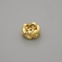 Bead plug bead insert colour: gold, diameter 8x4mm± hole diameter 1.1mm± per piece