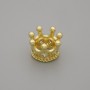 Pandora Bead Crown 8x7mm + -, diameter 6mm + - per 1 piece