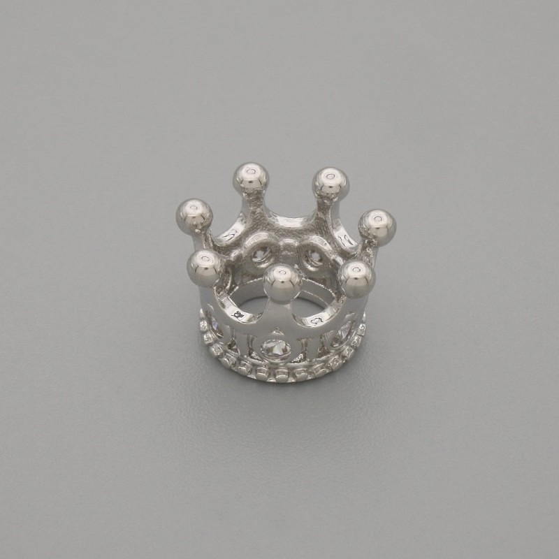 Pandora Corner Bead Crown 8x7mm + -, diameter 6mm + - per 1 piece