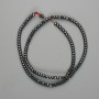 Faceted Hematite Beads Rondelle 4x2.5mm+, length 40cm+