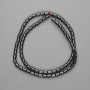 Hematite Cylinder Beads 5×4mm, 40cm Thread