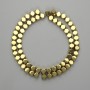 Hematite Beads Multifaceted 5.5x5.5x5mm+ Gold Colour, Length 39cm+