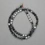Hematite Beads Coin 6mm, thread 39cm
