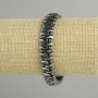Hematite Bead Bracelet 11×3mm +-, bead 3mm+-, length 18cm+- stretch
