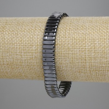 Bracelet Hematite Chain 3x10mm +-, length 18cm +-, stretch