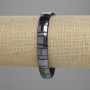 Hematite Chain Bracelet 3×10 mm +-, 7×10 mm +-, length 18 cm +- stretchy