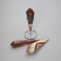 Souvenir pencil cone natural agate 120x30x15mm± assorted sizes (no stand) (per 100 g)