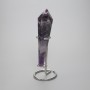 Souvenir pencil cone natural Amethyst 125x33x18mm+- assortments of sizes (without base) (per 100 g)