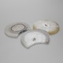 Souvenir plate natural Agate stone slice, diameter 75-90mm± assorted sizes weight from 80 g. price per 100 g