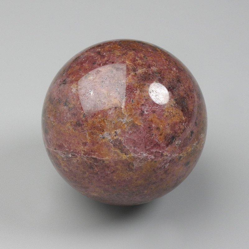 Natural Garnet Stone Decorative Sphere, diameter 45-60mm± assortment sizes (Price per 100 g)