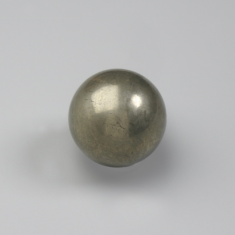 Satement decorative ball natural Pyrite, diameter 25mm±weight from 70 g. per 1 pc