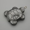 Pendant Hematite Turtle 40×30mm+
