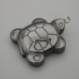 Pendant Hematite Turtle 40×30mm+