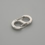 Fitting Clasp Lock 16x8, 5mm± Silver finish