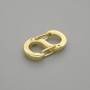 Clasp Fitting Lock 16x8, 5mm+- gold-tone metal