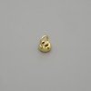 Price per 1pc. Findings end cap for bead, metal colour gold, diameter 4.5×1mm± hole diameter 2.5mm+