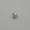 Price per 1 piece End cap cap for bead colour metal silver, diameter 4.5×1mm± hole, diameter 2.5mm±