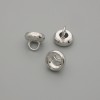 End Cap (Cap) for Bead, Jump Ring Cap, metal colour Silver, diameter 7×1 mm ± hole, diameter 3 mm+