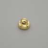 End cap - bead cap in gold colour, diameter 8x1 mm ± hole 3 mm, overall diameter 3 mm+