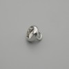 End cap / cap bead cap in silver colour for beads, diameter 8x1 mm± hole, diameter 3 mm+