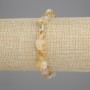 Bracelet Citrine tumbled, diameter 8-10×8-9, 5mm±, length 18cm± stretchy