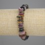 Bracelet Tourmaline Chip, diameter 7-13×2-7mm+-, length 18cm +- stretch