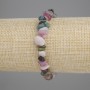 Bracelet Turmaline Chip, diameter 6-14×2-7mm+-, length 18cm +- stretch