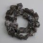 Smoky Topaz Beads, rough stone, diameter 15–20×8–20 mm, length 40 cm +