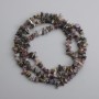 Tourmaline chip beads, diameter 5-12×1-3mm, length 80cm