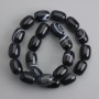 Agate Barilo Beads, 17-17.5x12-13mm, length 39cm +