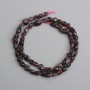 Garnet Faceted Beads, 4–11 mm diam, 5x5–7, 5 mm ±, length 39 cm ±
