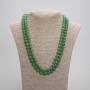 Long Chrysoprase Necklace with Smooth Round Beads, 8mm Diameter ±, 118cm Length ±