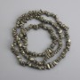 Pyrite Chip Beads, 5-10×3-6mm, 76 cm length +