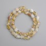 Citrine Faceted Beads, diameter 8-10×8-9 mm, length 40 cm +
