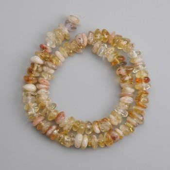 Citrene Chip Beads, 8-11×3-5 mm, length 39 cm