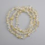Citrine Beads crushed chip, diameter 6-12×3-6mm, length 75cm +