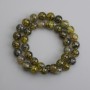 Dragon Vein Agate Beads Smooth Round 10mm diameter, 38cm length