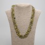 Long Agate Dragon's Vein Necklace, smooth beads, 8mm diameter, length 120cm