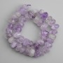 Amethyst Beads, Faceted, diameter 13–14 mm, 5×8, 5–9, 5 mm +-, thread length 39 cm +