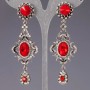 Earrings with crystals "Angélica" chandeliers "Angélica"