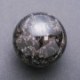 Natural Nuummite Stone Sphere, diameter 71mm±, weight 583g